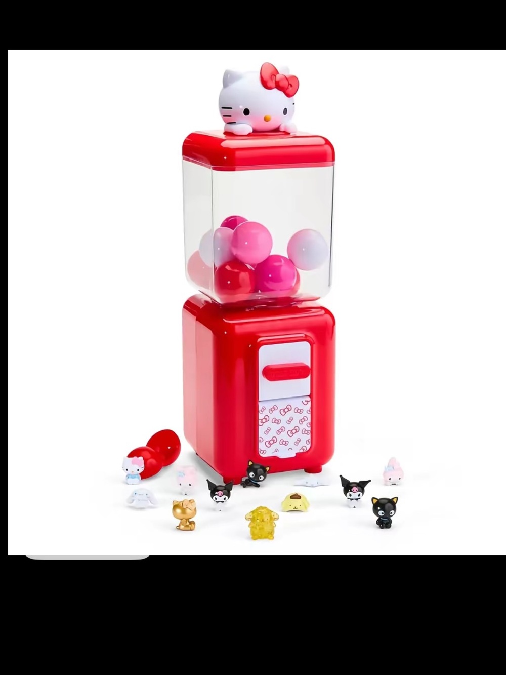 FAO Schwarz Hello Kitty Red and Pink Mini Gumball Dispenser Playset